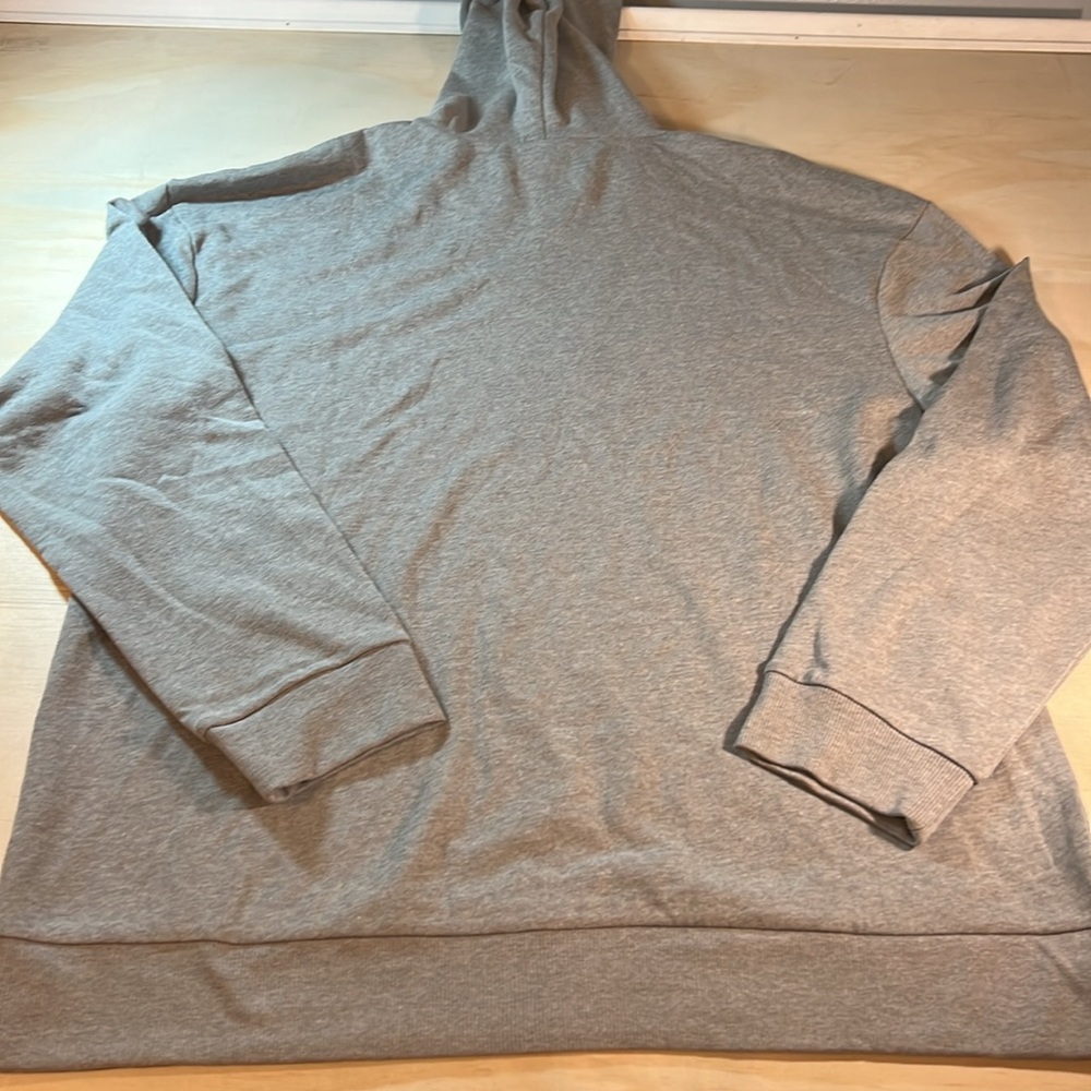 Calvin Klein Light Gray Pullover Lightweight Hoodie Sz XL - Picture 6 of 6